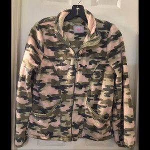 CHILDREN'S PLACE - Girl Camo Fleece Jacket
